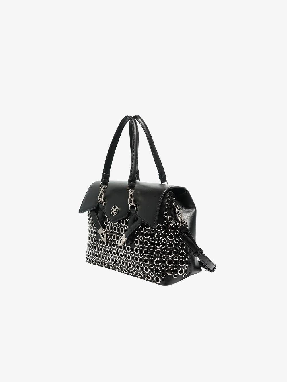 SECRET PON PON Borsa a mano Quiny hole Medium donna nero Shopping online