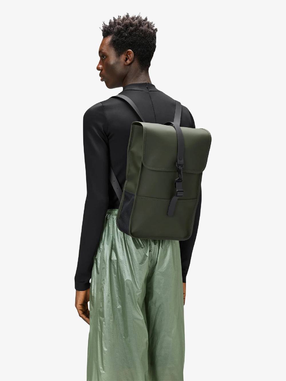 RAINS Zaino Mini W3 13020 verde Offerta Anniversario