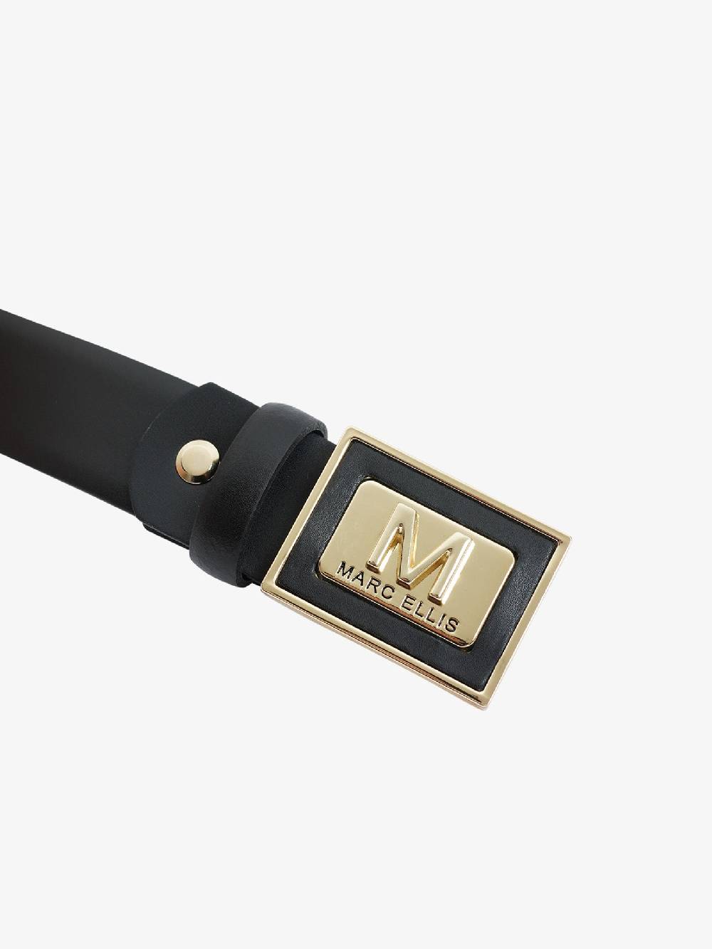 MARC ELLIS Cinture ME BELT-93 donna in pelle nero Vendita calda