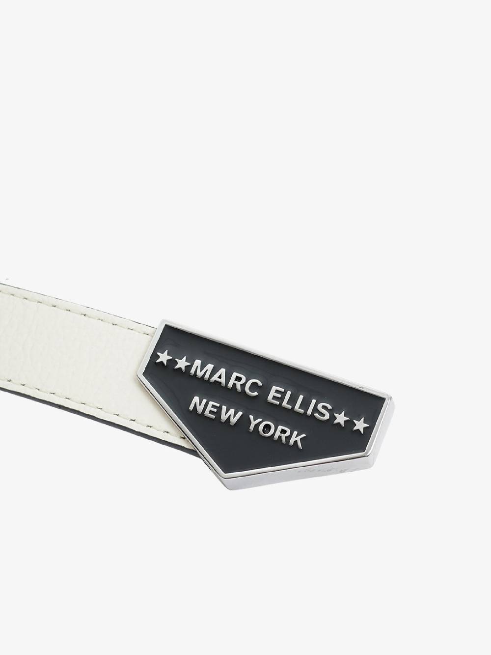 MARC ELLIS Cinture ME BELT-84 donna in pelle panna Online Outlet