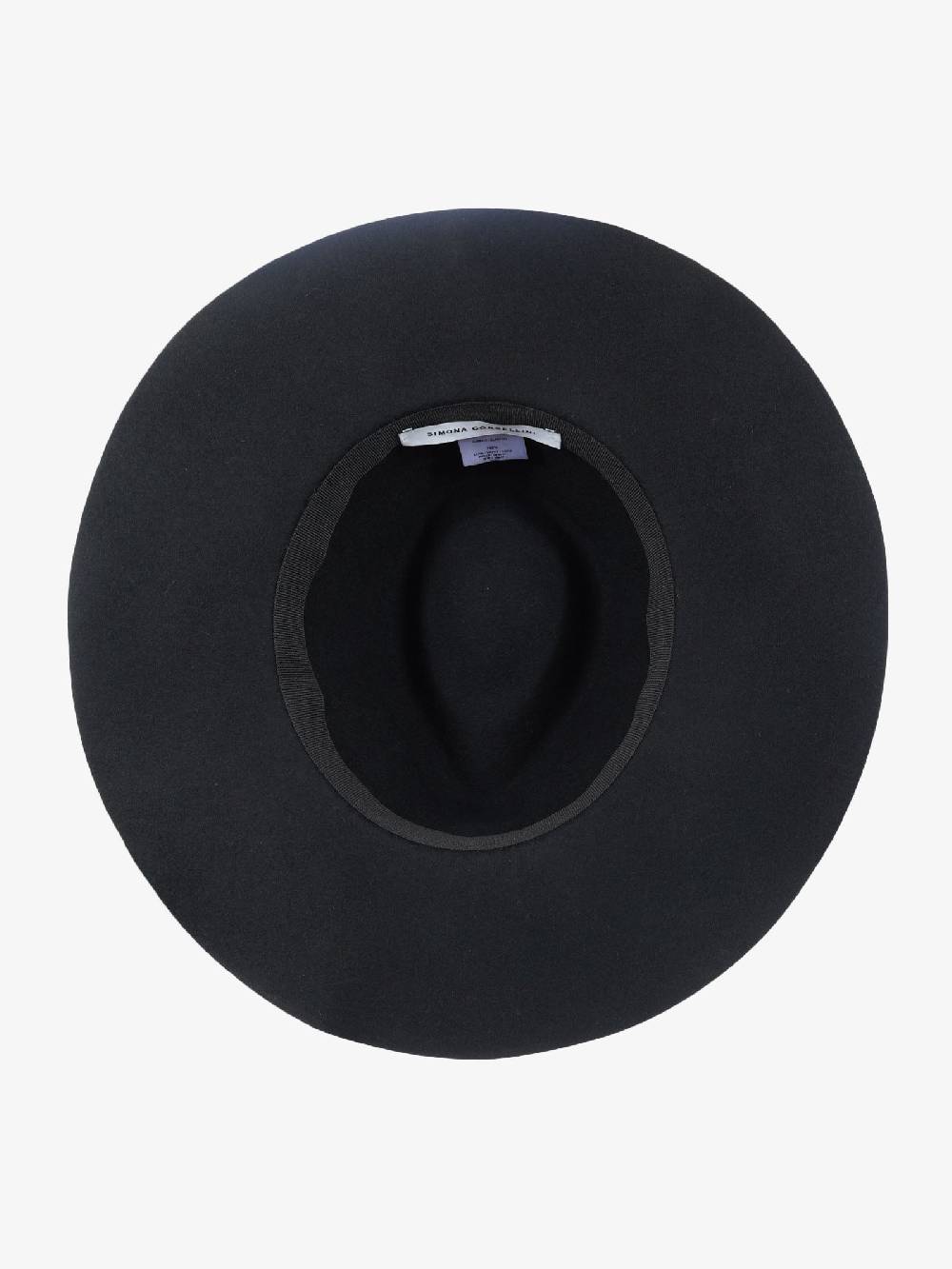 SPACE SIMONA CORSELLINI Cappello in feltro di lana donna con Swarovski nero Offerte speciali