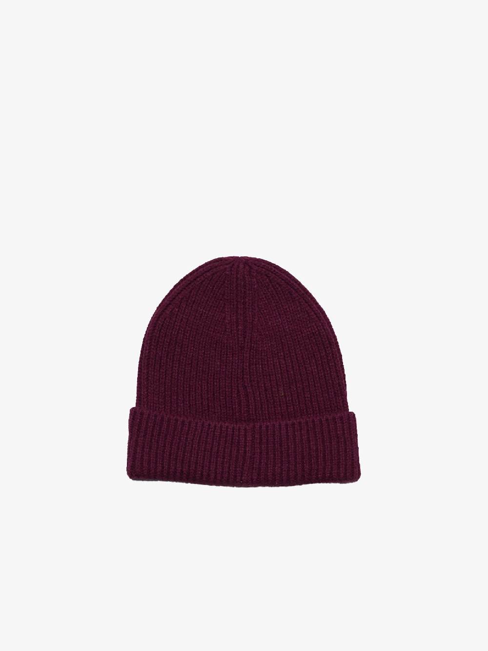 THE NORTH FACE Cappello Beanie TNF Logo Box in tessuto tecnico bordeaux Ritorno libero