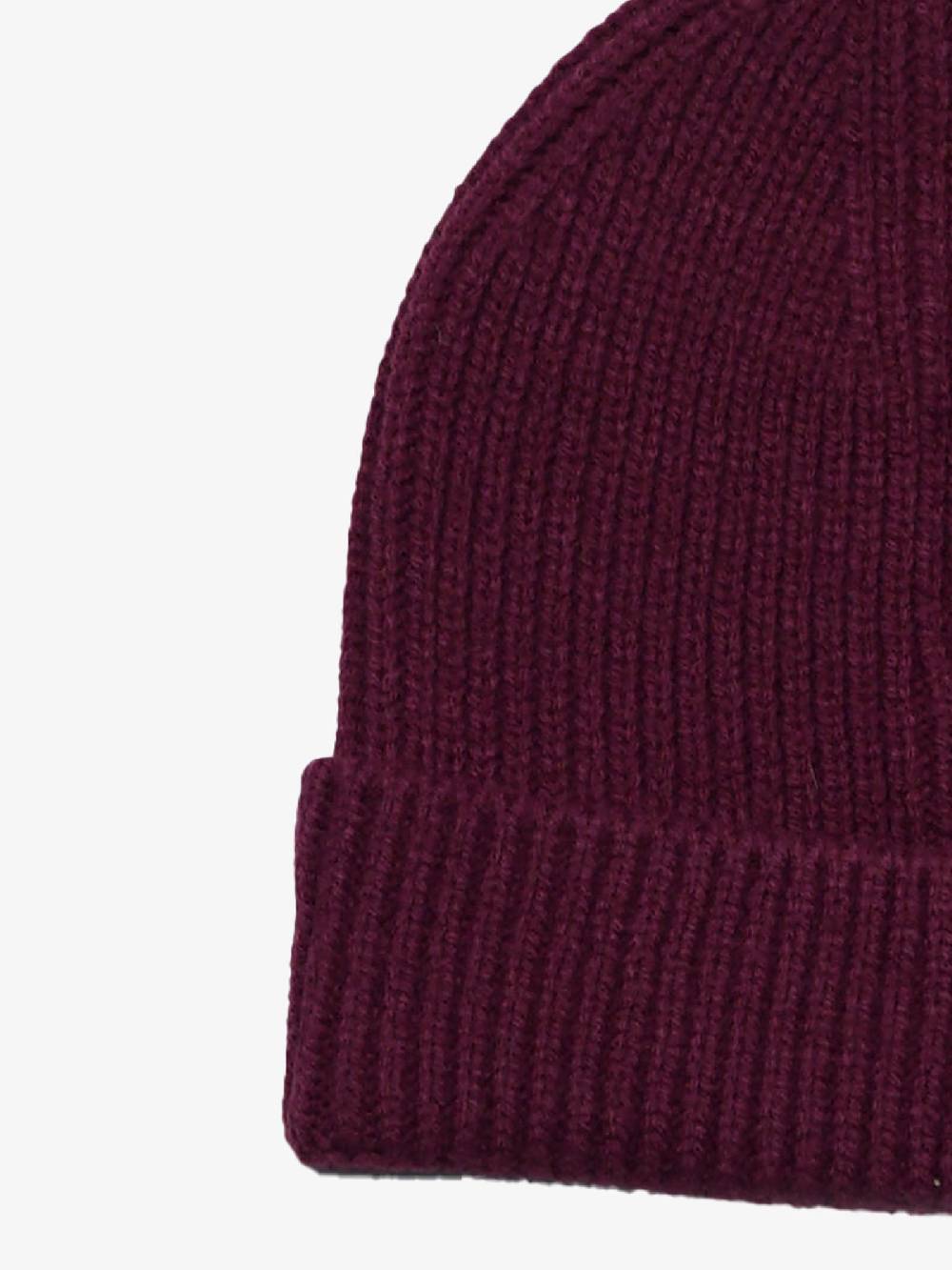 THE NORTH FACE Cappello Beanie TNF Logo Box in tessuto tecnico bordeaux Ritorno libero