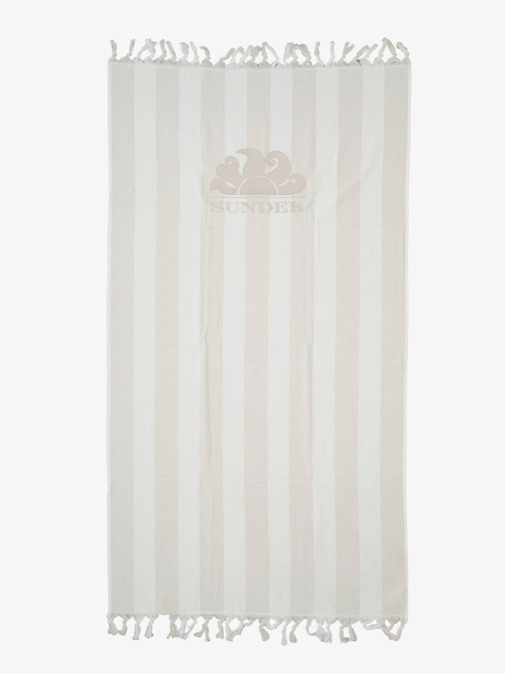 SUNDEK Telo da mare Jacquard Towel unisex verde/bicolore Promozione temporanea