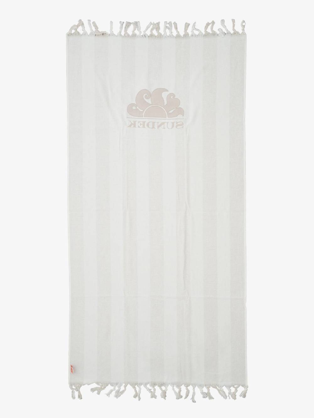 SUNDEK Telo da mare Jacquard Towel unisex verde/bicolore Promozione temporanea
