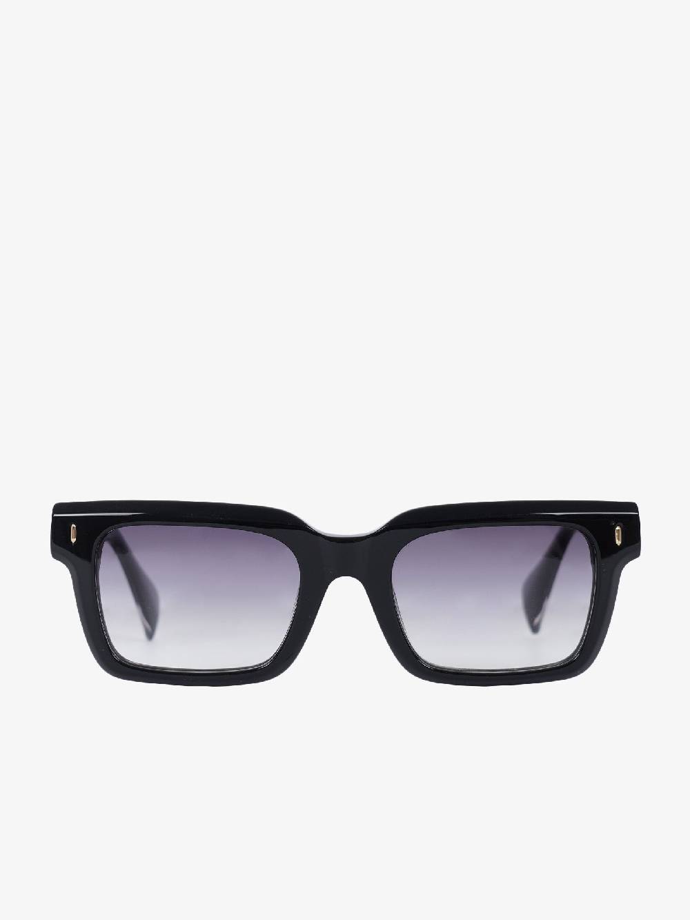 LABE Occhiali da sole unisex in celluloide nero Solo un giorno rimasto