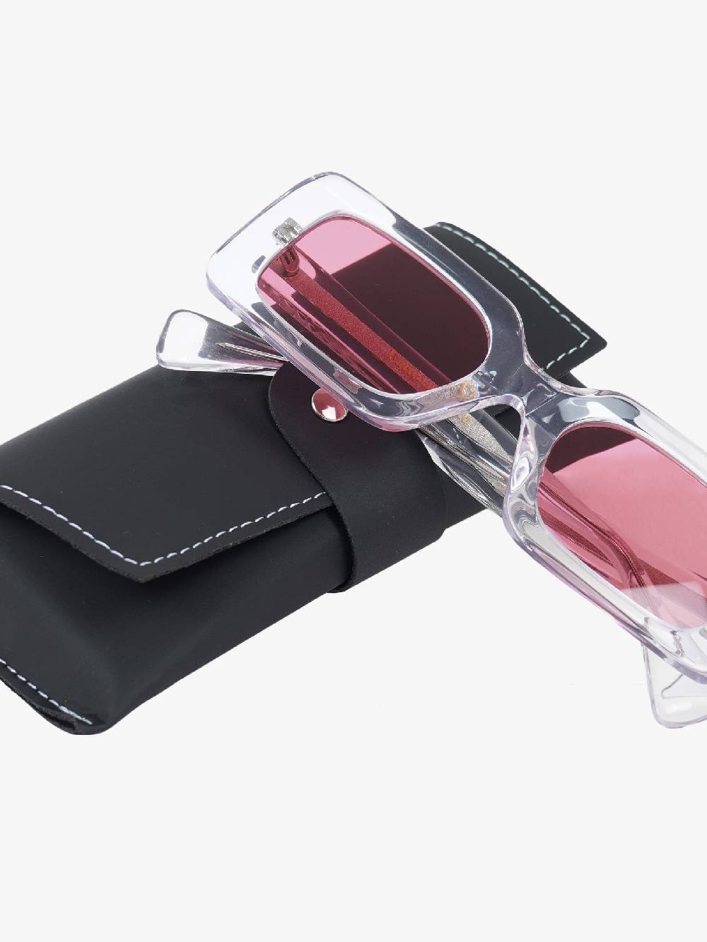 LABE Occhiali da sole grigi in celluloide 50% di sconto con spedizione gratuita