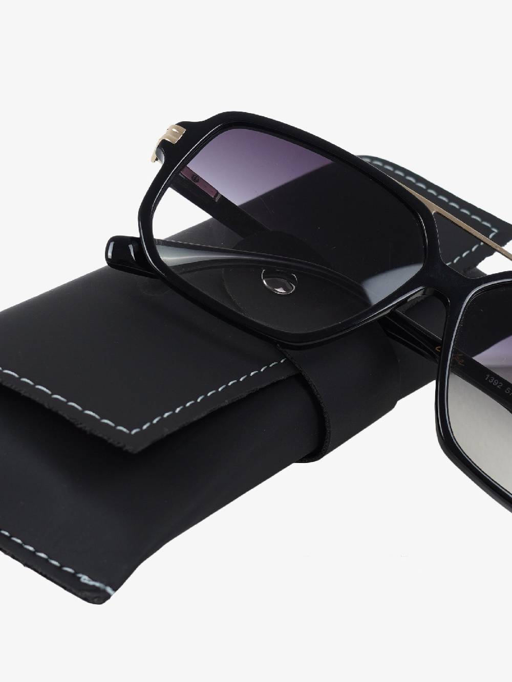 LABE Occhiali da sole in metallo unisex con design moderno Officina