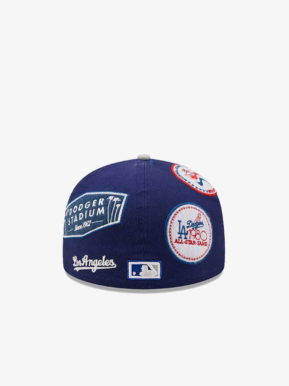 NEW ERA Cappello 59FIFTY Fitted LA Dodgers Cooperstown 60240320 uomo cotone blu 50% di sconto per tempo limitato