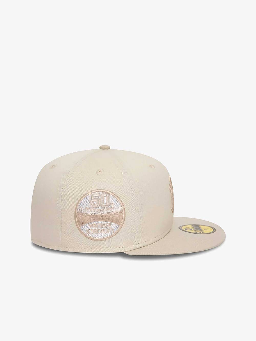NEW ERA Cappello 59FIFTY New York Yankees Crown 60435038 uomo cotone beige Nuovo