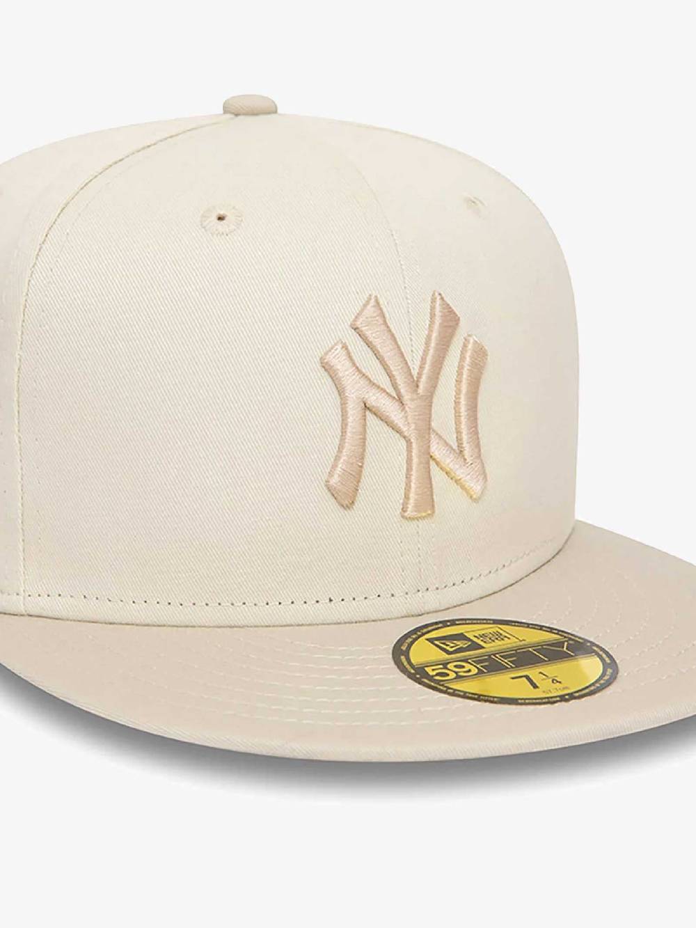 NEW ERA Cappello 59FIFTY New York Yankees Crown 60435038 uomo cotone beige Nuovo