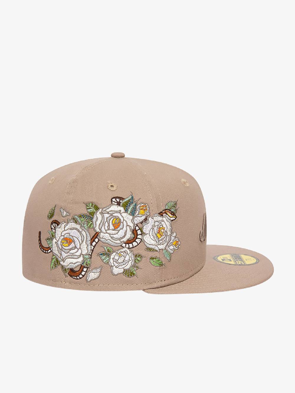 NEW ERA Cappello 59FIFTY New Era Flower Icon 60435116 cotone marrone Pezzi Unici