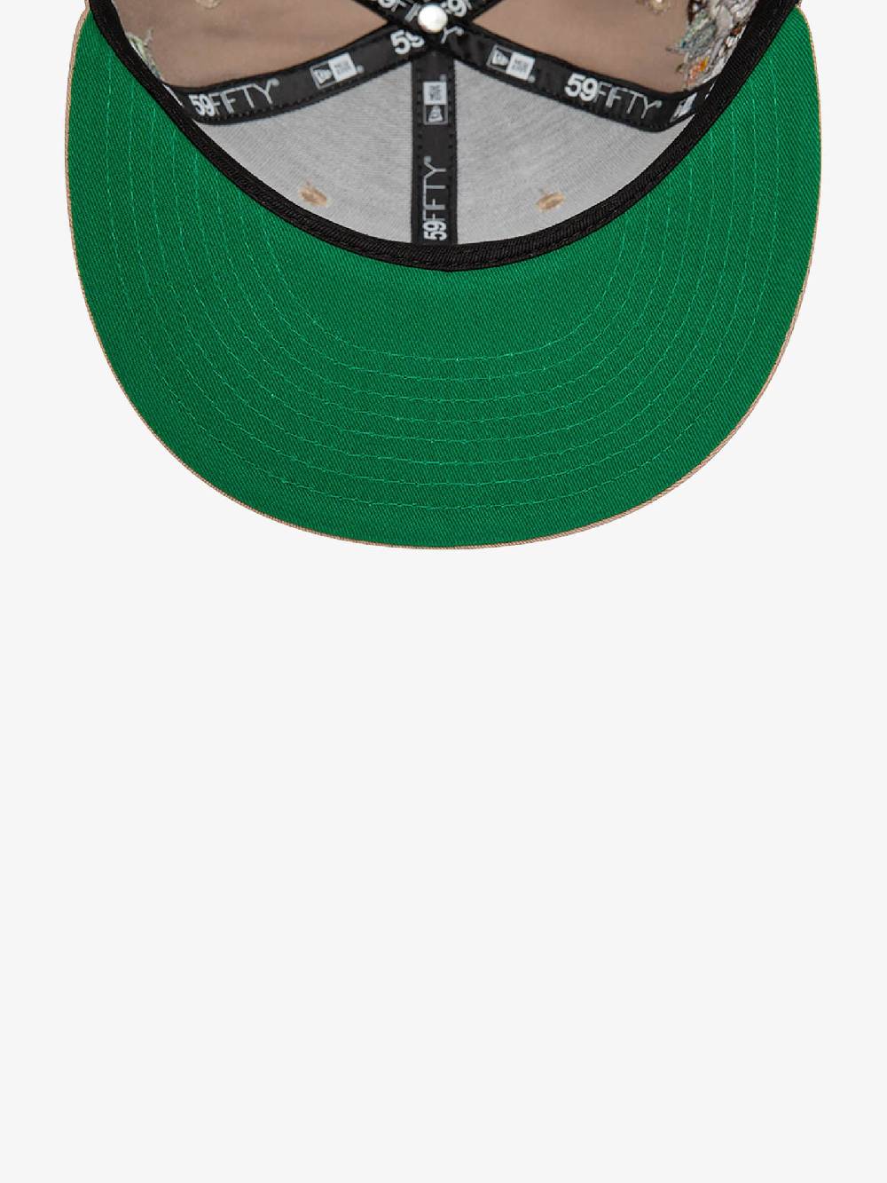 NEW ERA Cappello 59FIFTY New Era Flower Icon 60435116 cotone marrone Pezzi Unici