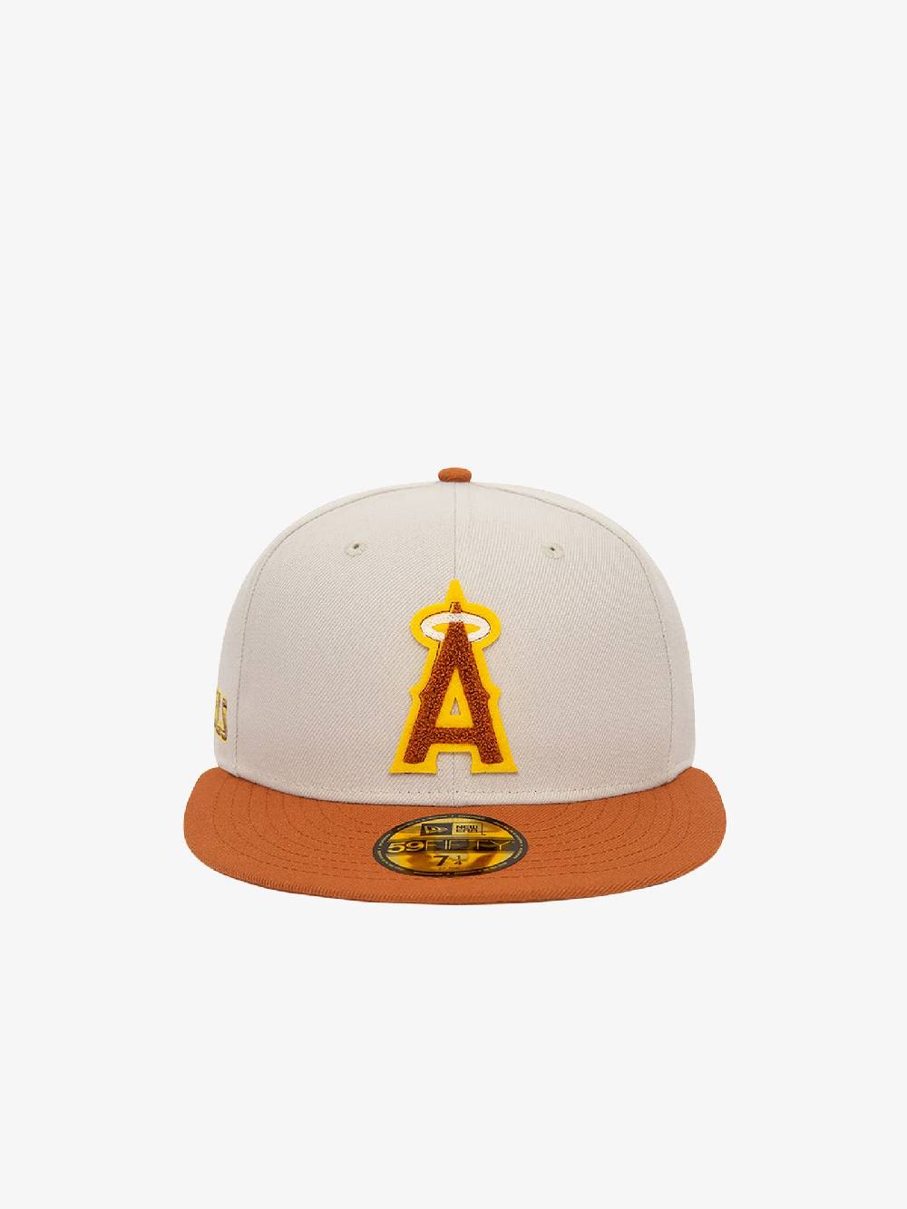 NEW ERA Cappello 59FIFTY LA Angels Boucle 60435104 beige Soddisfazione Garantita
