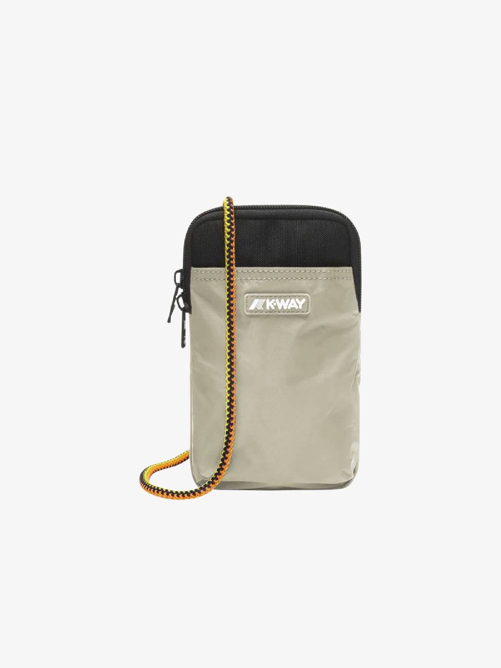 K-WAY Marsupio per cellulare Vitree K3112VW in nylon beige Consegna Veloce