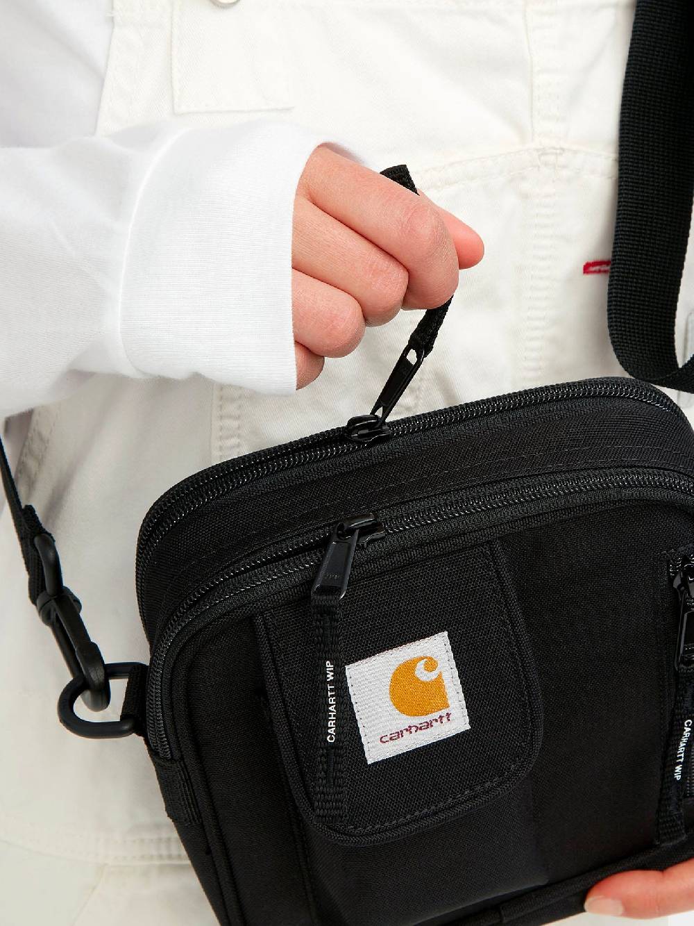 CARHARTT WIP Borsello Uomo I031470_89_XX Nero Prezzo Ridotto