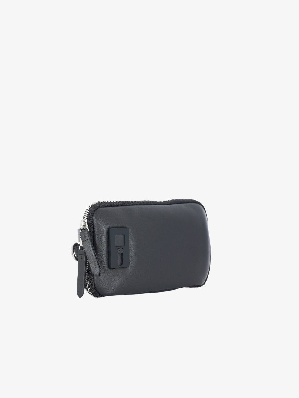 MOMO DESIGN Pochette MO-22BC uomo in saffiano nero In Vendita