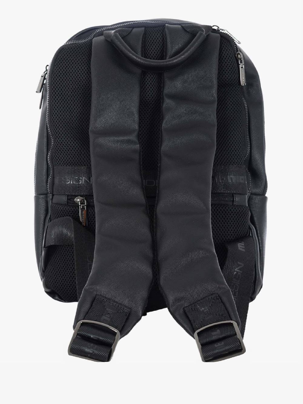 MOMO DESIGN Zaino MO-03SF ovale uomo nero tasche laterali Vendite Flash