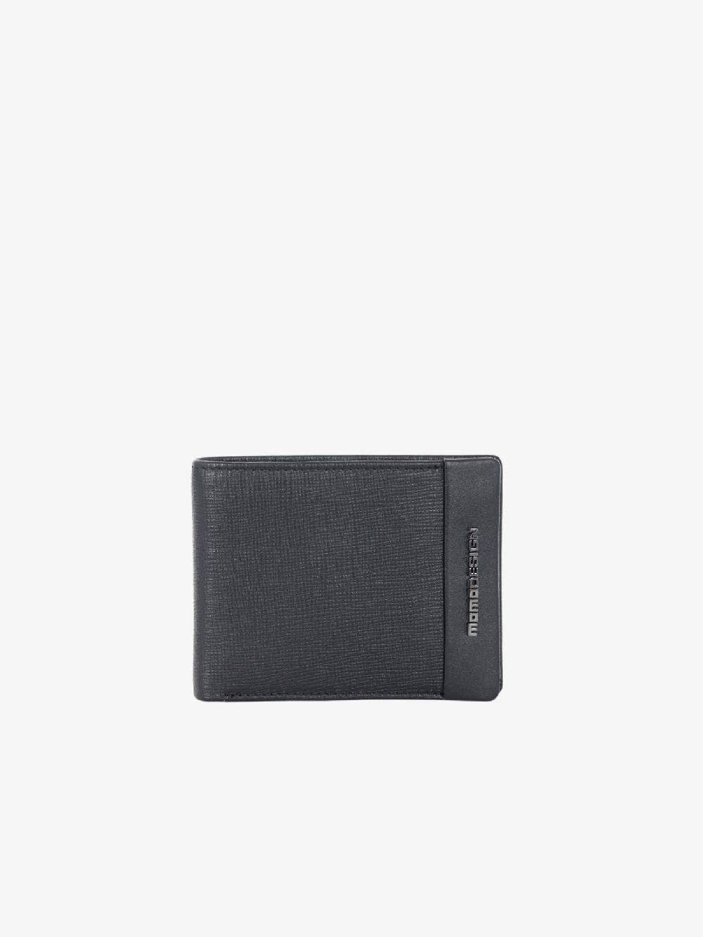 MOMO DESIGN Portafoglio MO-30SA uomo pelle nero Nuova