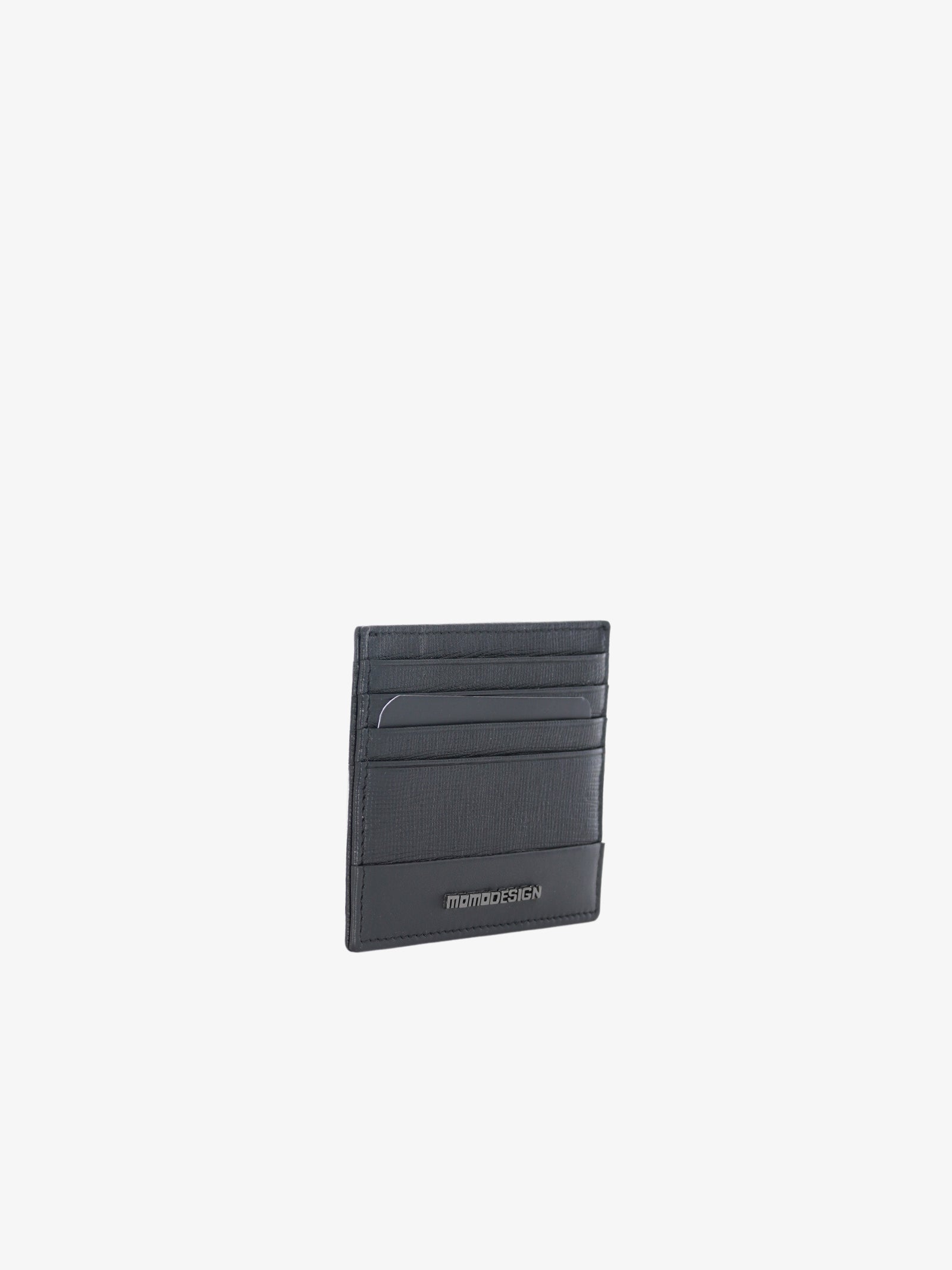 MOMO DESIGN Portacarte MO-25SA uomo in pelle nero Moda