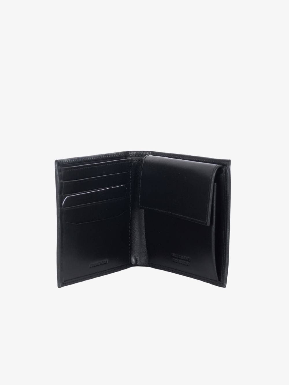 MOMO DESIGN Portafoglio MO-02BC uomo in pelle nero Grande vendita