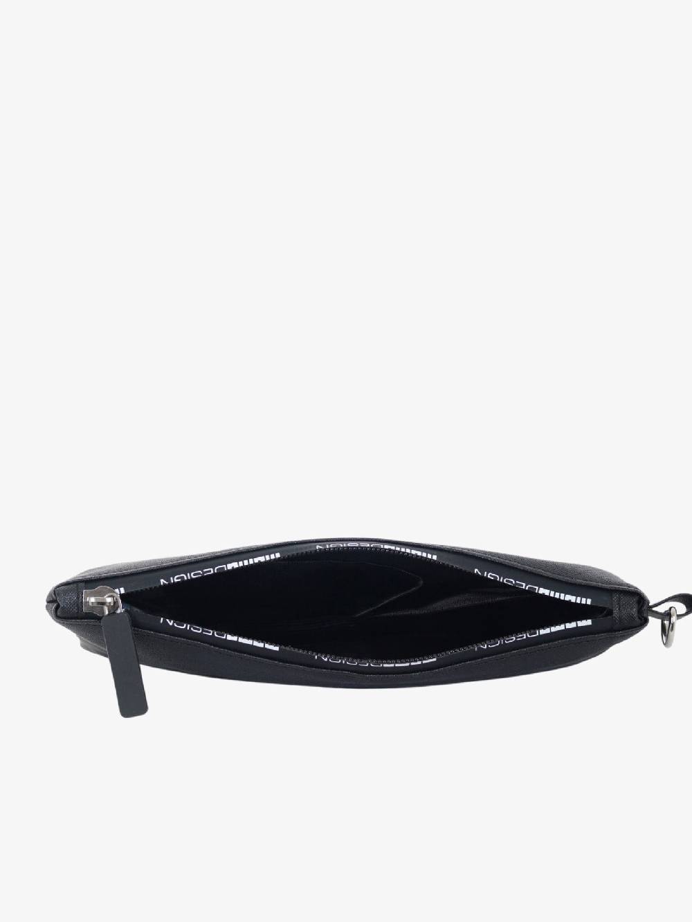 MOMO DESIGN Pochette MO-01SS uomo in saffiano nero Fornitura limitata