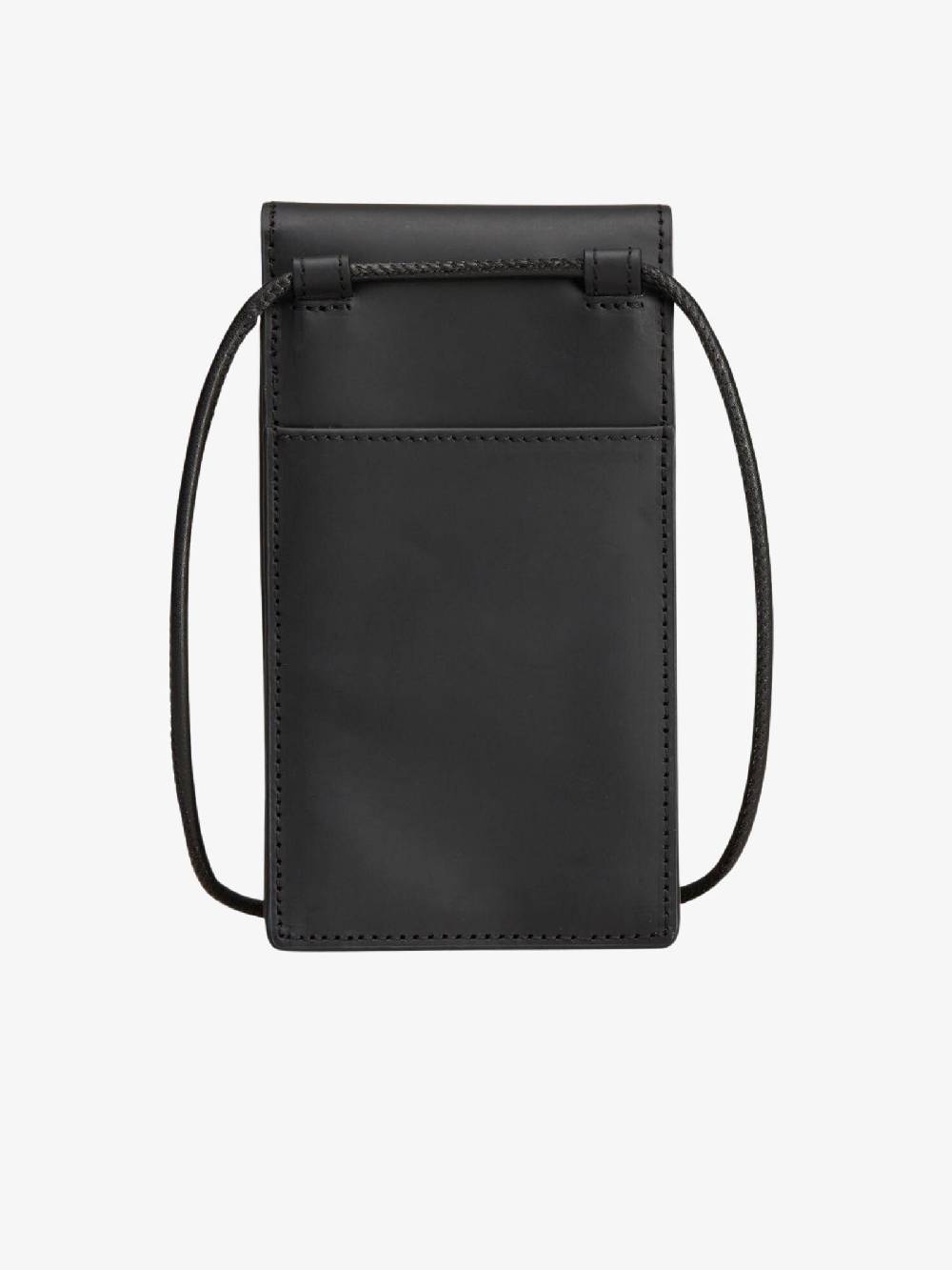 Y-3 Borsello IJ9902 per telefono in vera pelle nero Shopping online
