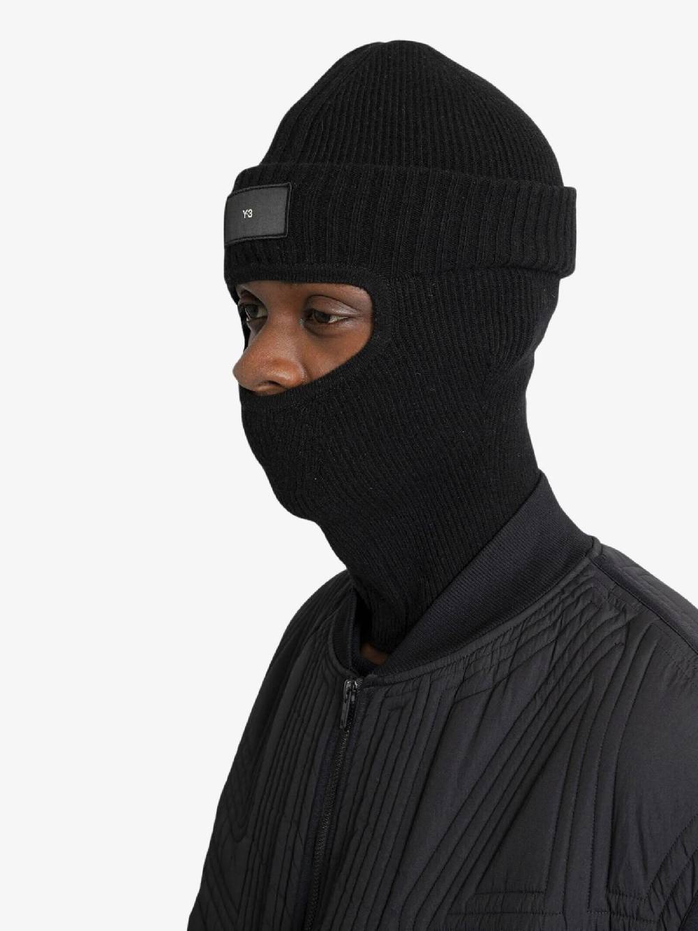 Y-3 Cappello Balaclava IK6881 passamontagna uomo in lana nero Vendite stagionali