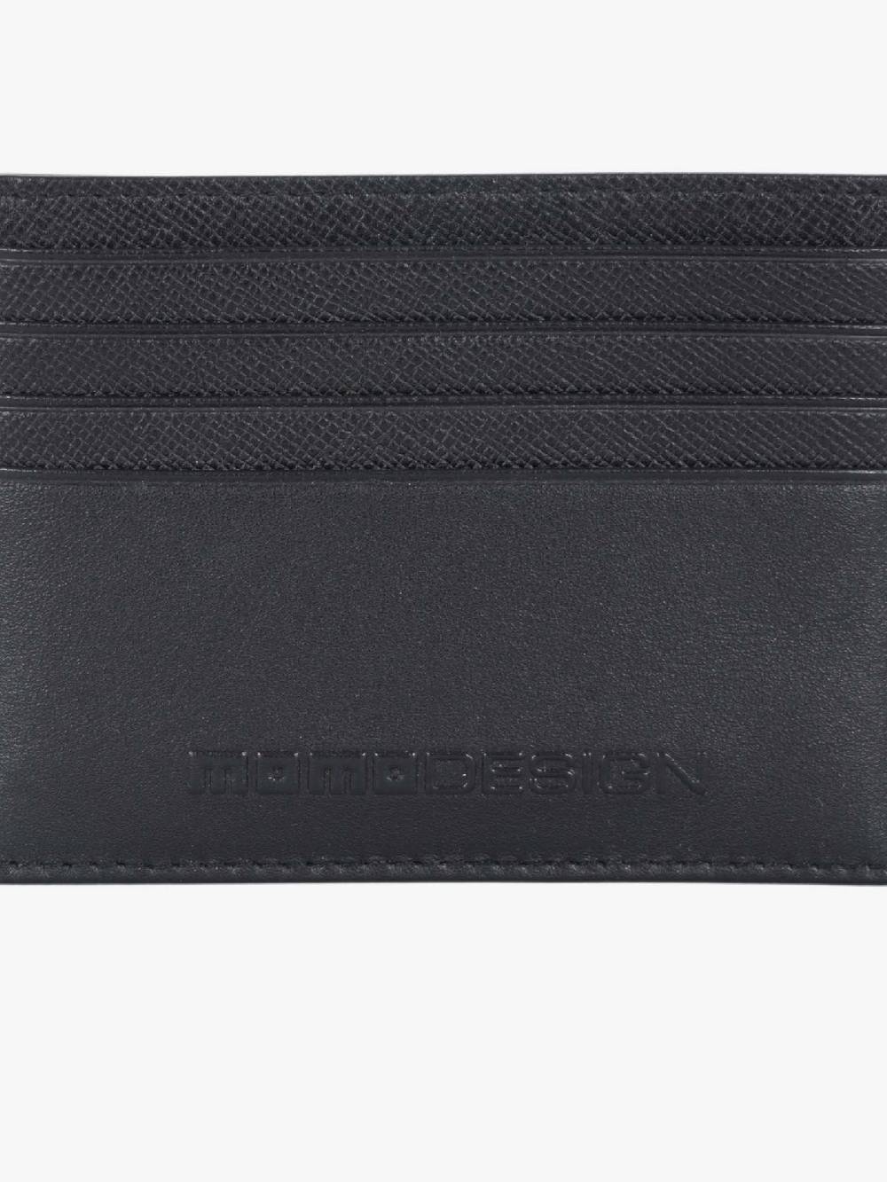 MOMO DESIGN Portafoglio MO-09SA uomo nero in pelle Offerta per la Festa della Mamma
