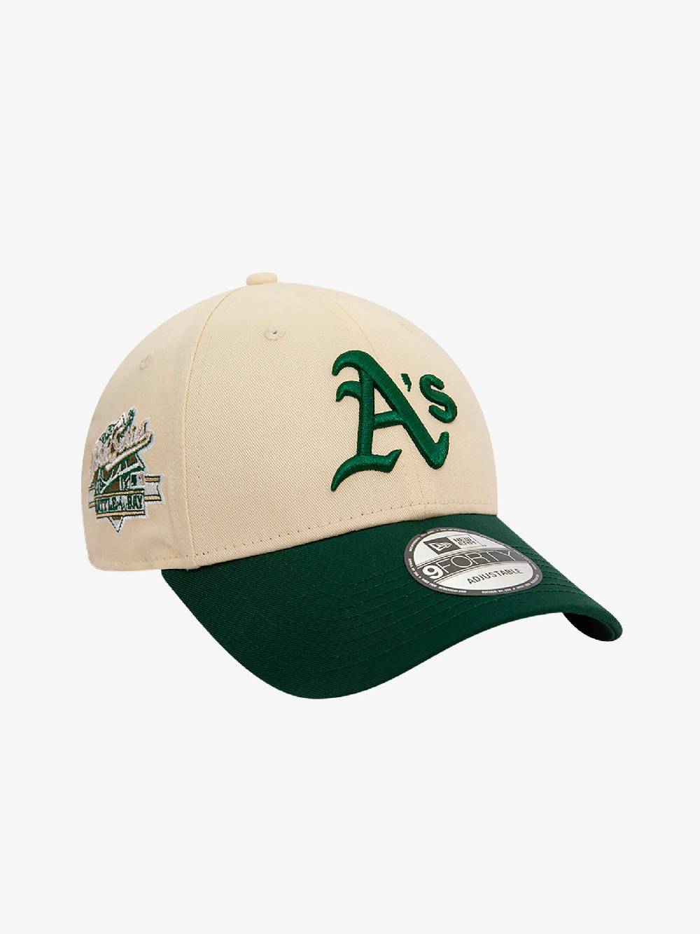 NEW ERA Cappello 9FORTY Oakland Athletics World Series Patch verde Vendita calda