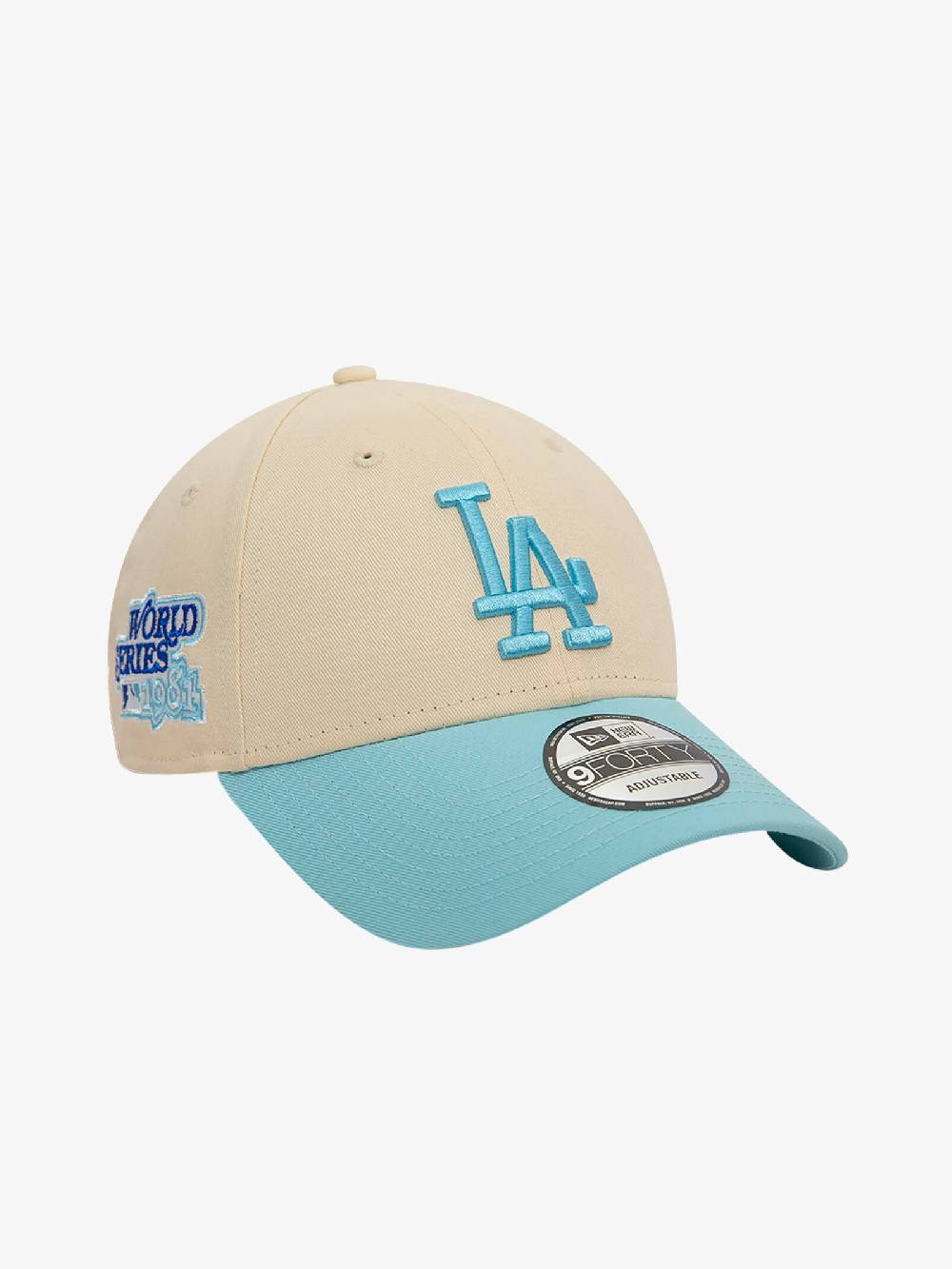 NEW ERA Cappello 9FORTY LA Dodgers World Series Patch azzurro Offerta migliore