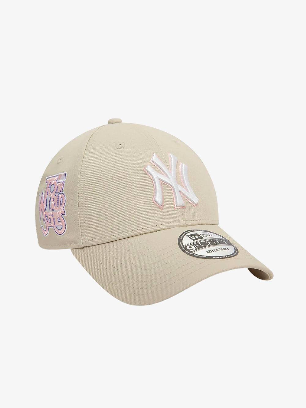 NEW ERA Cappello 9FORTY New York Yankees World Series Patch uomo beige Offerta temporanea