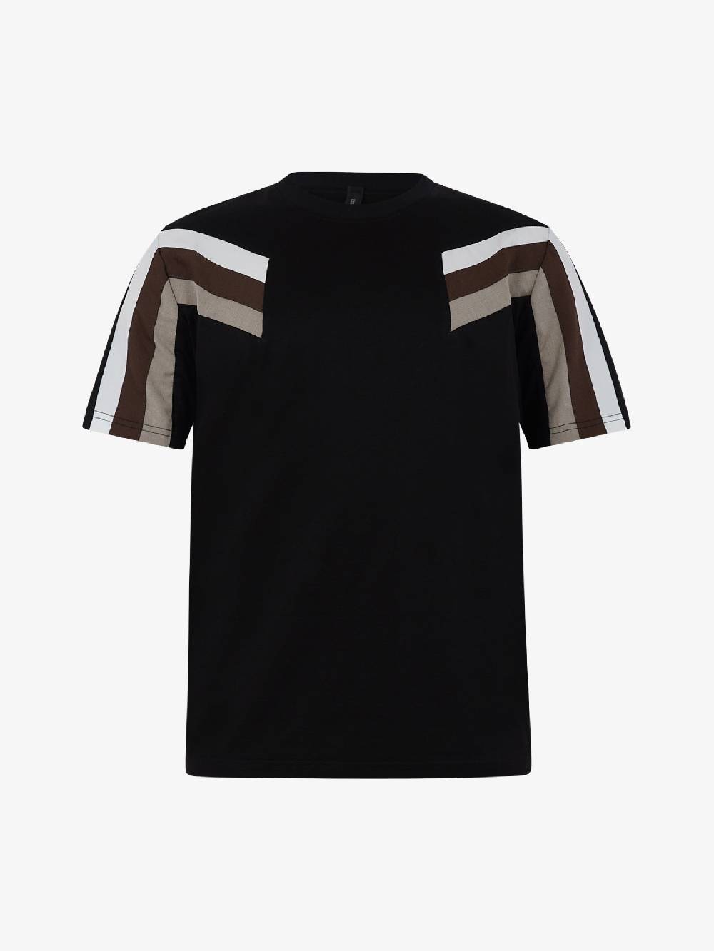 PRET A PORTER T-shirt girocollo con stampa M9M2752 uomo cotone nero Promozione temporanea