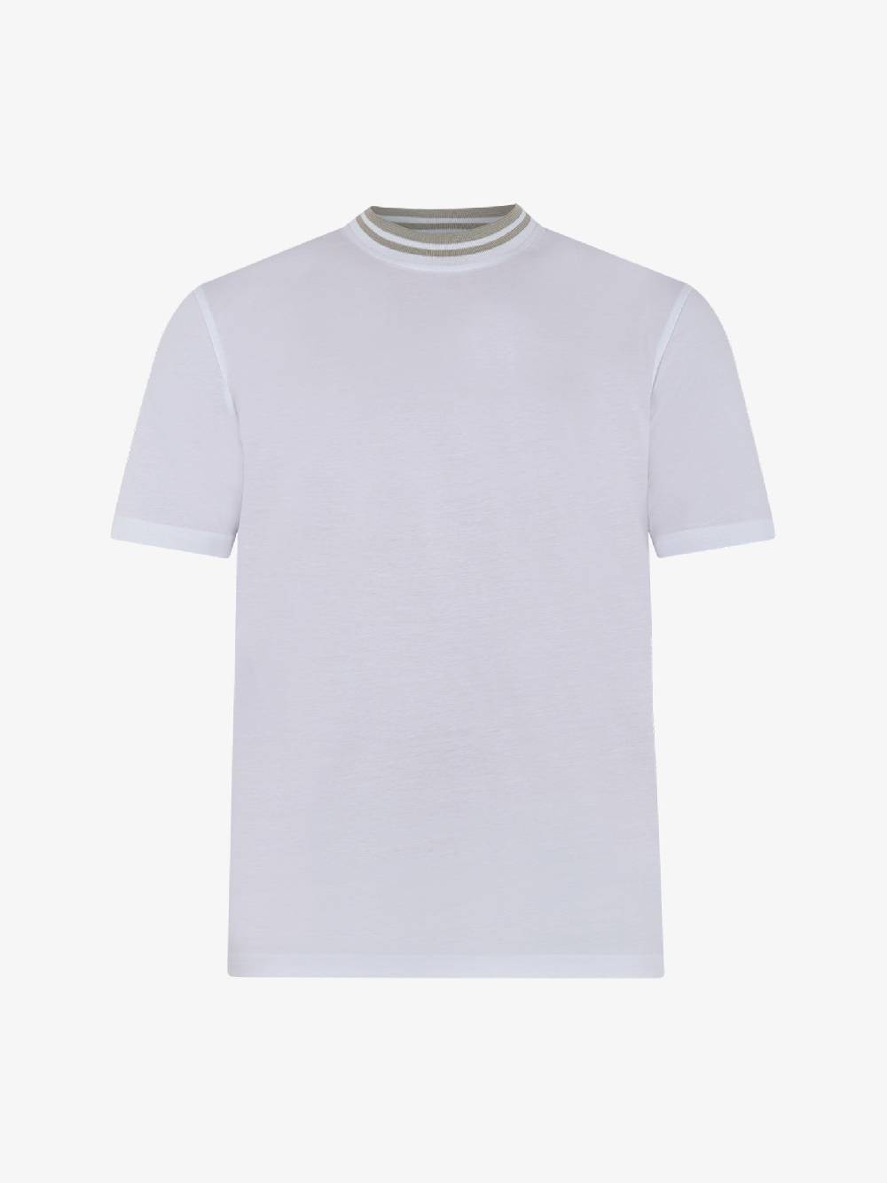PRET A PORTER T-shirt girocollo M9M2722 uomo cotone bianco Fino al 65% di sconto
