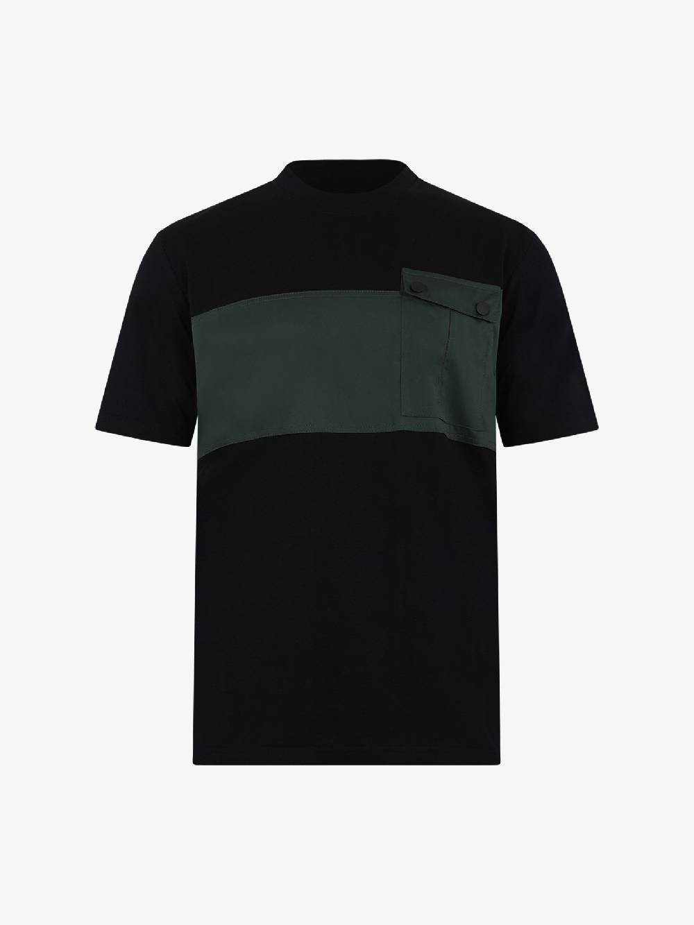 PRET A PORTER T-shirt con tasca applicata M9M2712 uomo cotone nero Only for today
