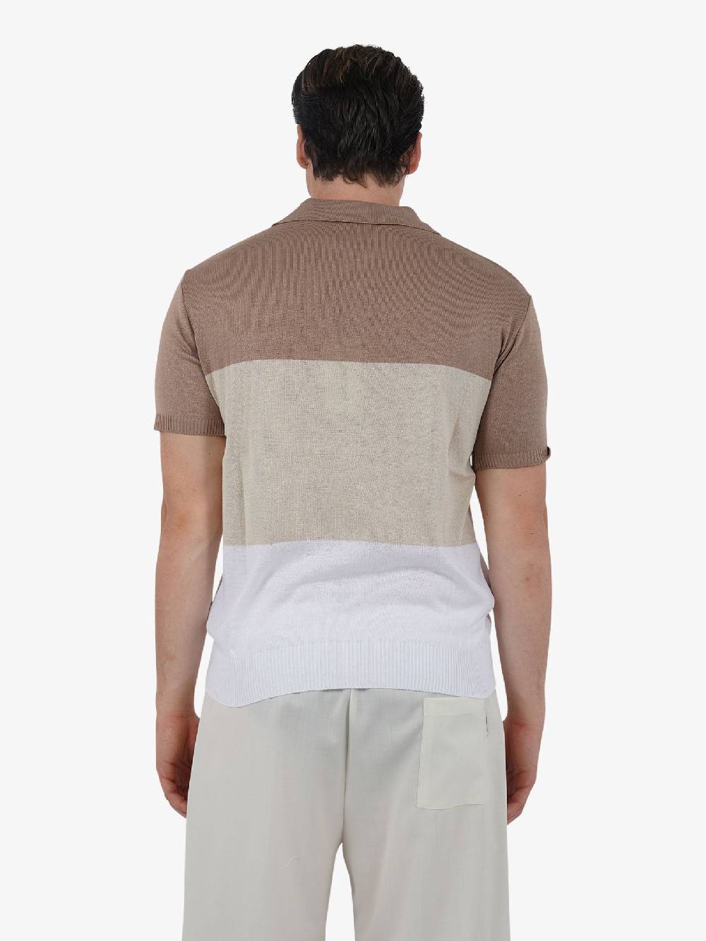 PRET A PORTER Polo a 3 bottoni M9M2755 uomo cotone multicolor Duty-free