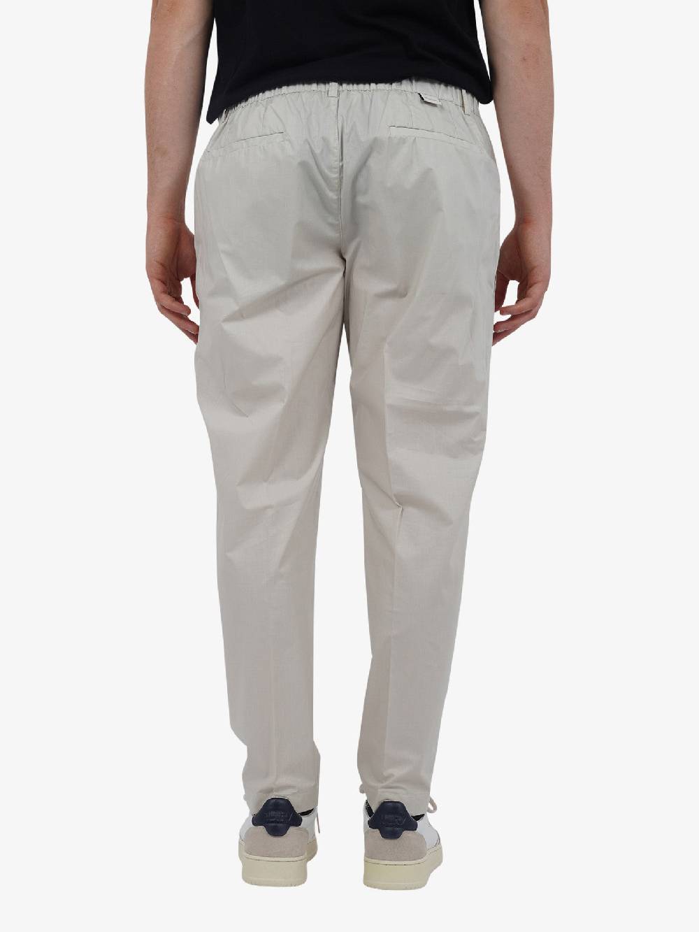 YES LONDON Pantalone con bottone XP3223 uomo lana panna Sconti questo mese