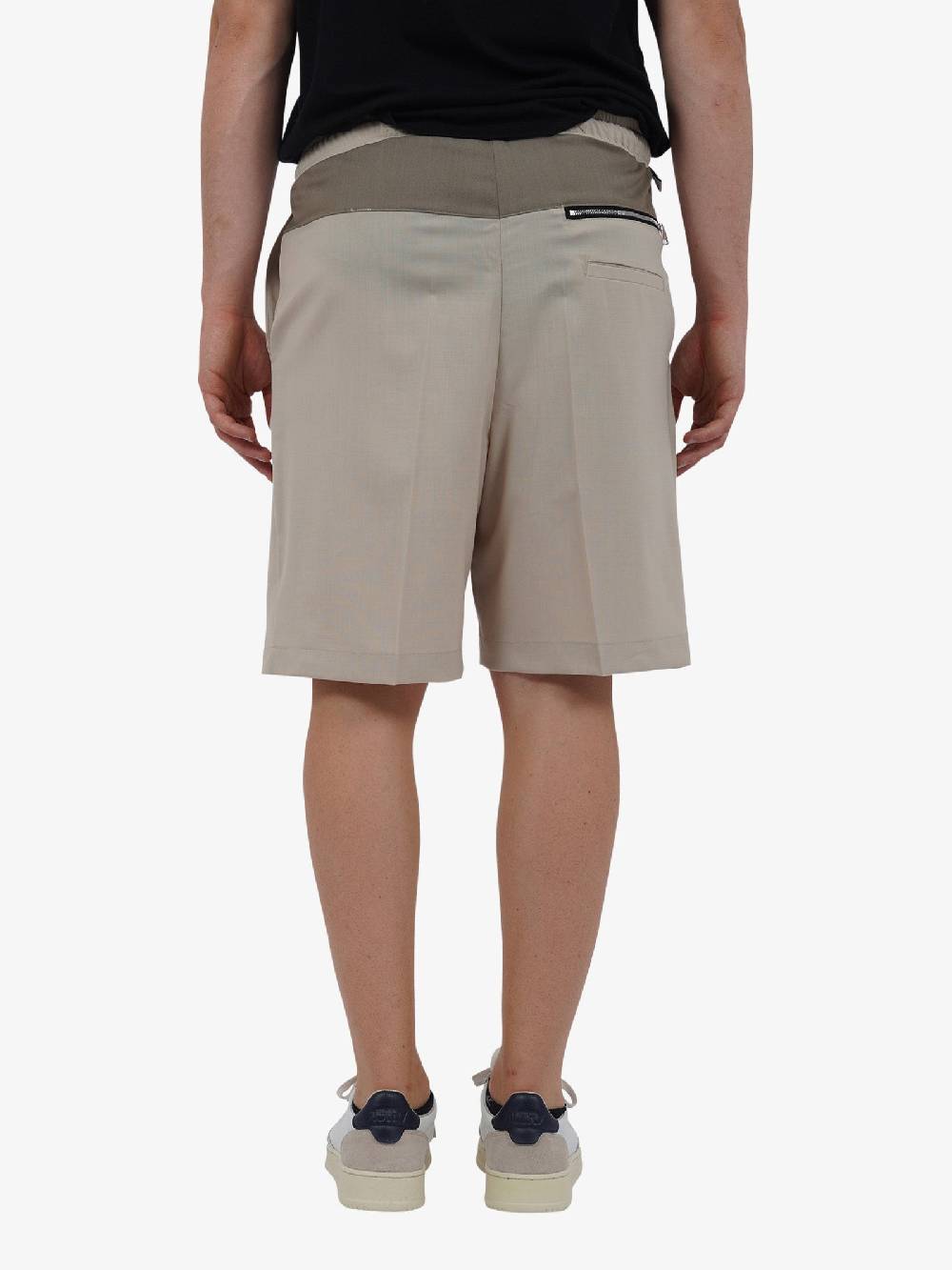 YES LONDON Bermuda con elastico XS4221 uomo lana beige Negozi Online