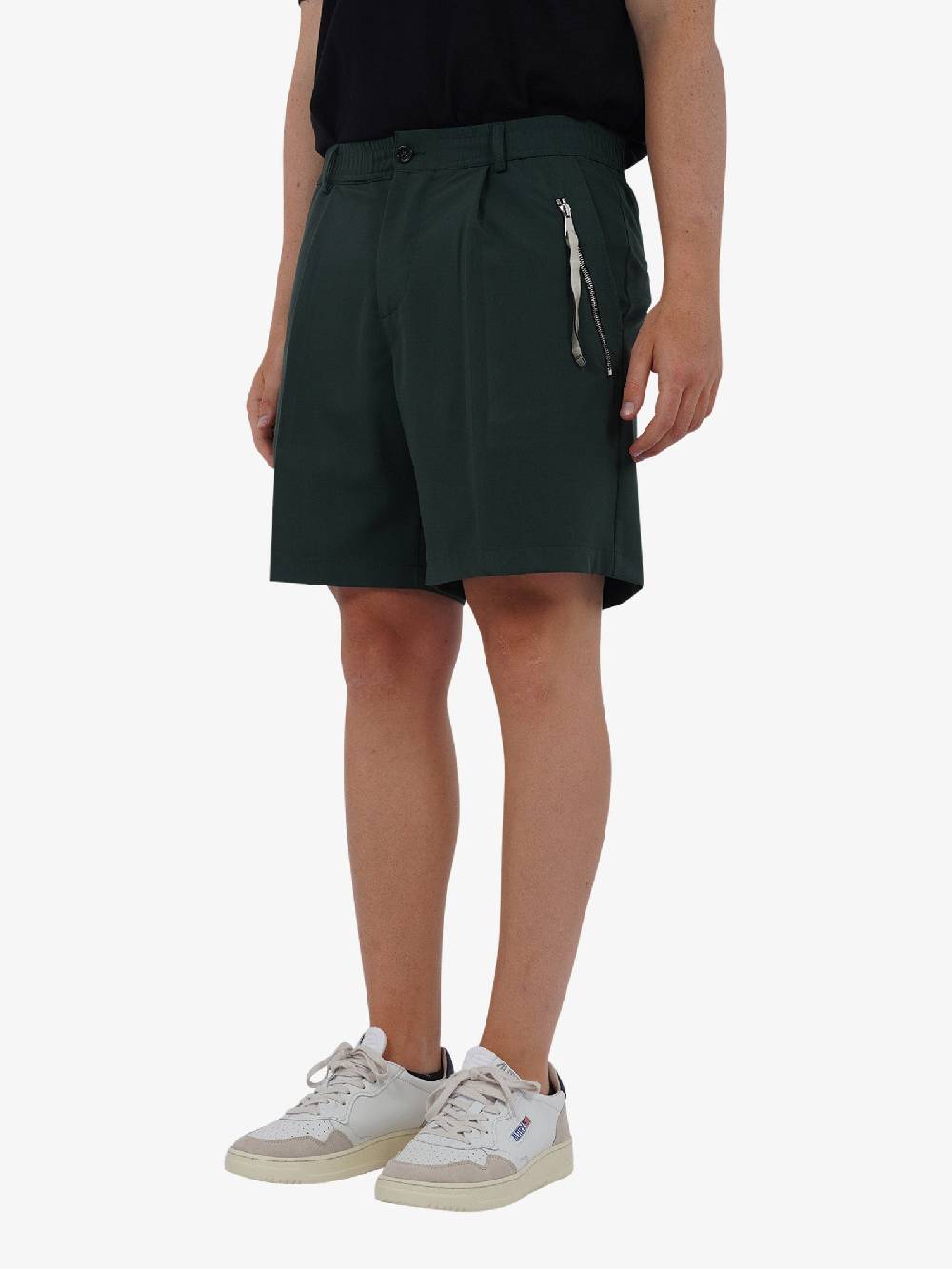 PRET A PORTER Bermuda M9S807 uomo verde Fino Al -60%