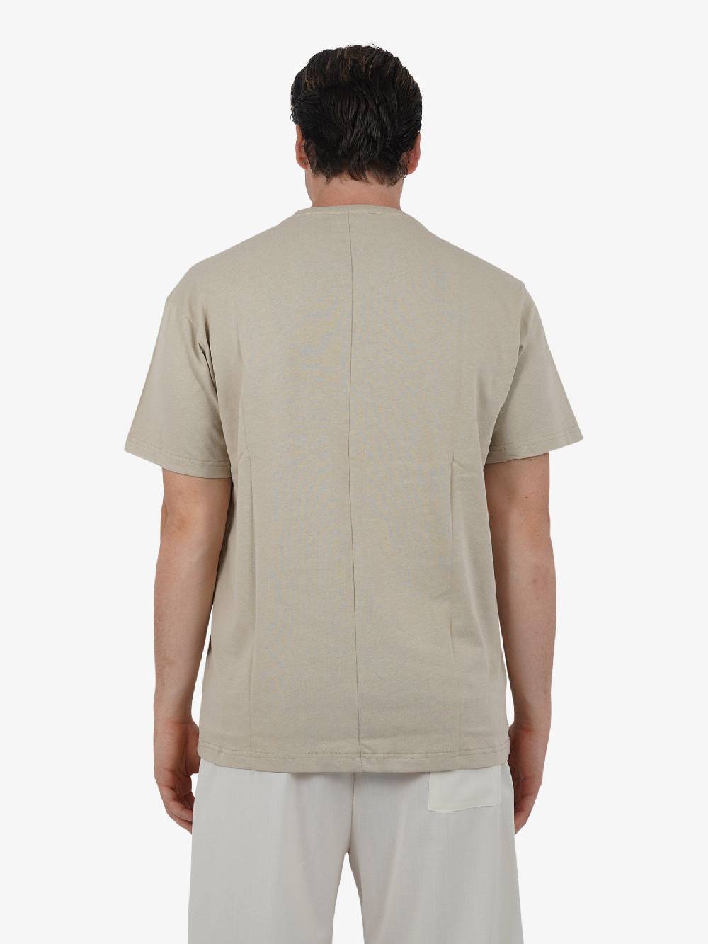 STATE OF ORDER T-shirt Lazo SO1TSS240006 uomo cotone beige Prezzo Ridotto