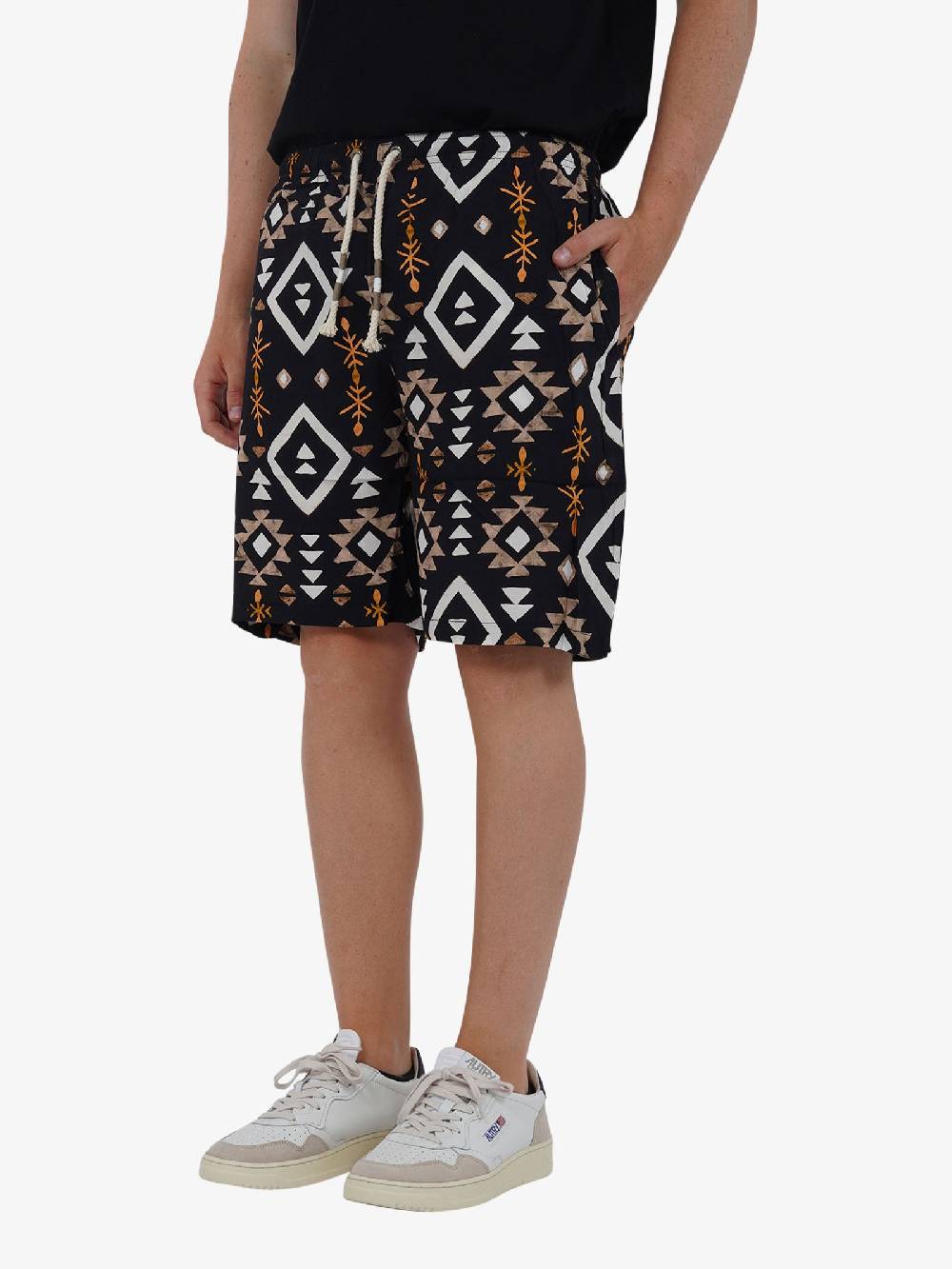 TOOCO Bermuda Uxmal uomo nero Vendita Calda
