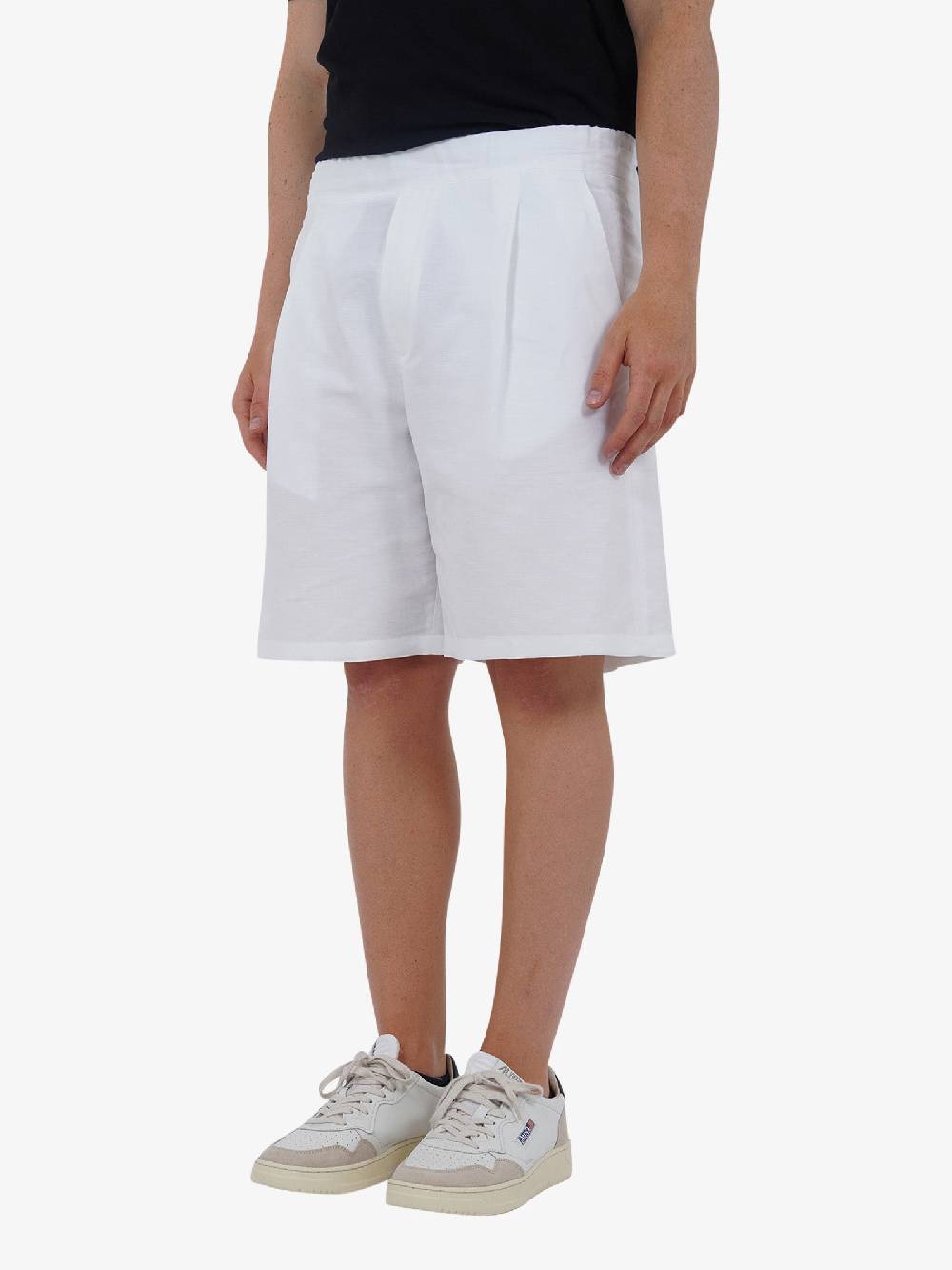 LOW BRAND Bermuda Tokyo L1PSS246765 uomo Lino bianco I Più Venduti