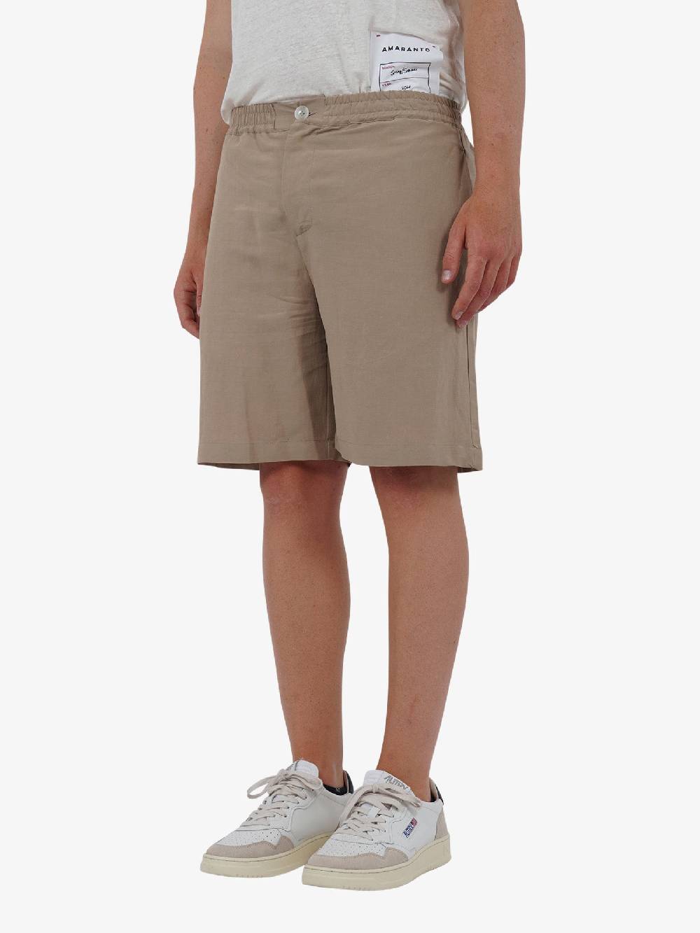3DICI Bermuda BEU3DICI001BNAS uomo viscosa beige Moda