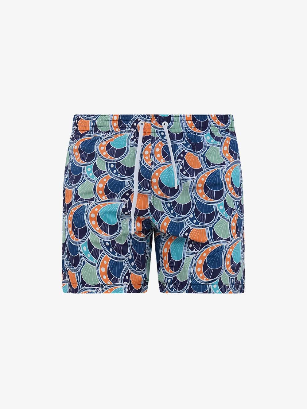 MOVE BEACHWEAR Costume da bagno Boxer Saint VIncent con stampa SVN PRINT 24 uomo azzurro Spedizione gratuita