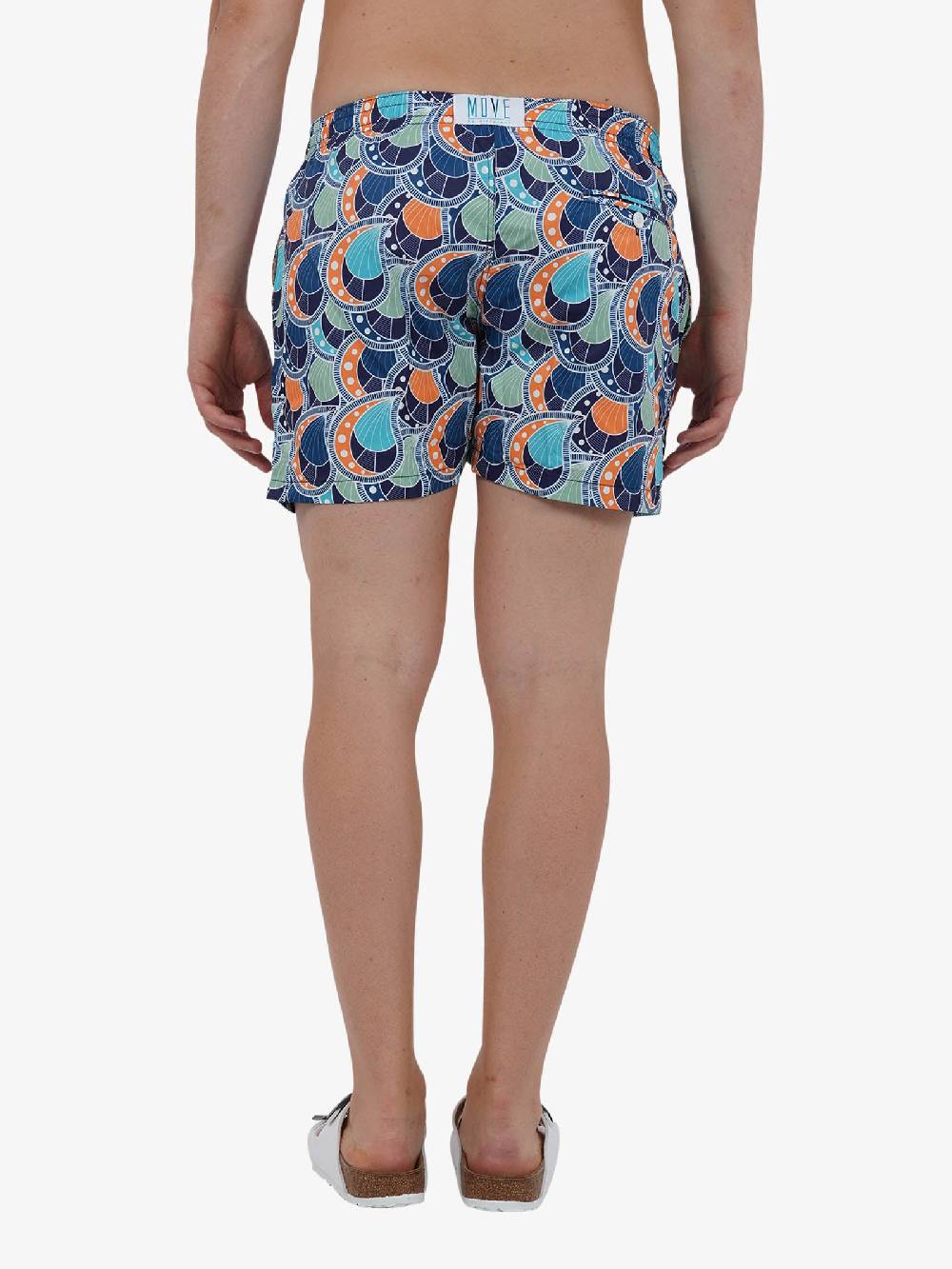 MOVE BEACHWEAR Costume da bagno Boxer Saint VIncent con stampa SVN PRINT 24 uomo azzurro Spedizione gratuita