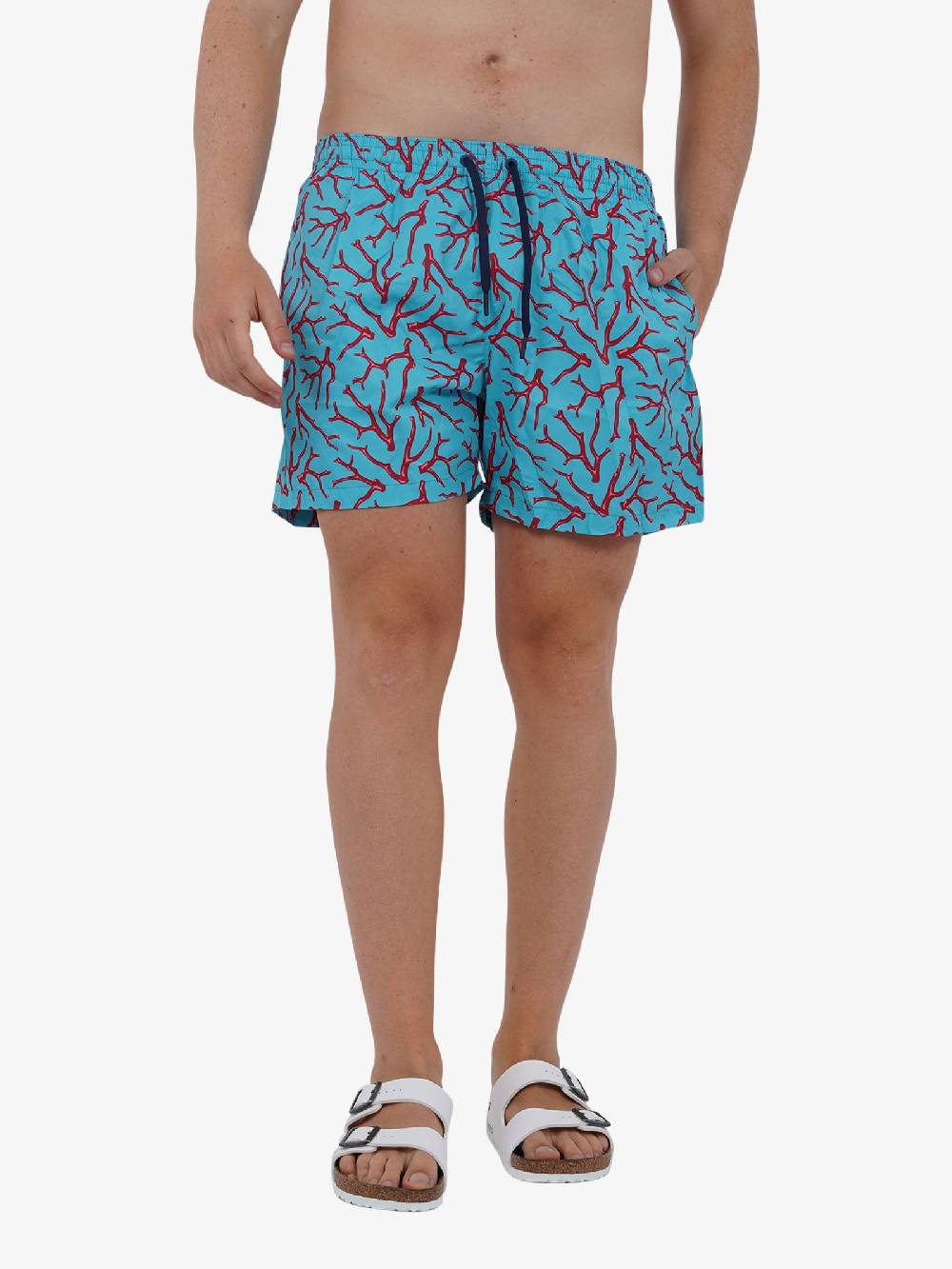 MOVE BEACHWEAR Costume da bagno Boxer Saint Vincent con stampa SVN PRINT 24 uomo azzurro Sconto di tempo limitato