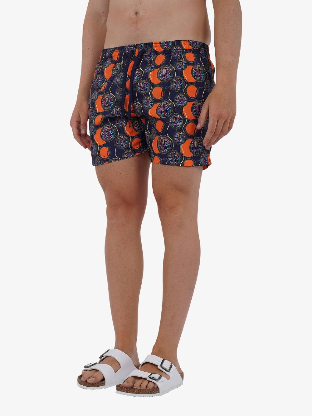 MOVE BEACHWEAR Costume da bagno Boxer Saint VIncent con stampa SVN PRINT 24 uomo arancione Negozio online di fabbrica