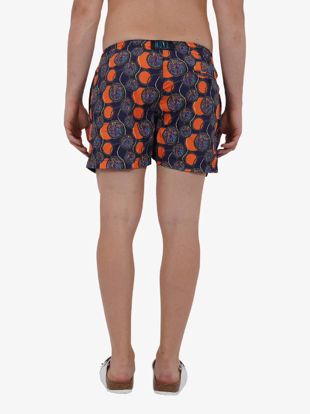 MOVE BEACHWEAR Costume da bagno Boxer Saint VIncent con stampa SVN PRINT 24 uomo arancione Negozio online di fabbrica
