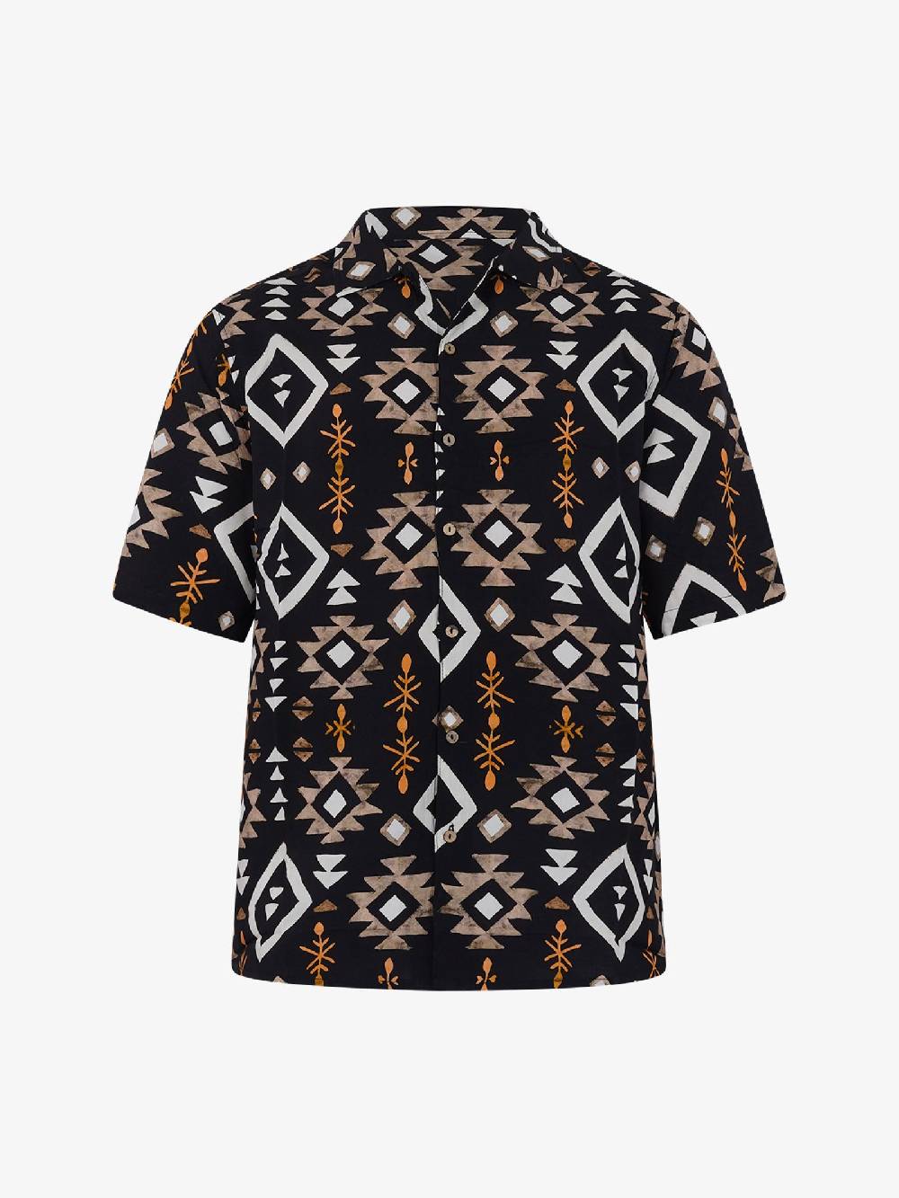 TOOCO Camicia Bowling Uxmal uomo nero Prezzo di fabbrica