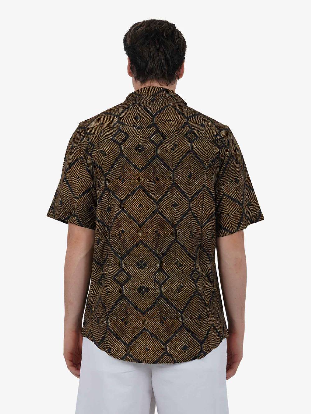 TOOCO Camicia Bowling Tanzania uomo nero Offerta speciale